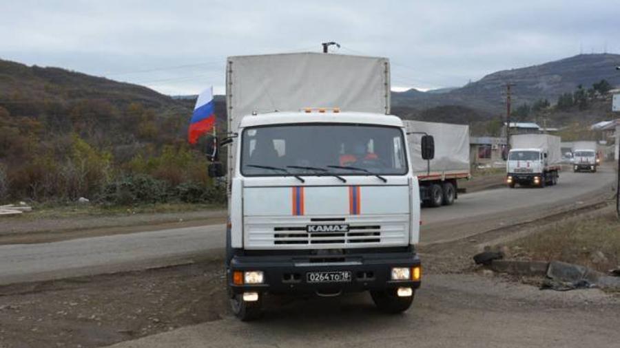 ՌԴ խաղաղապահների ուղեկցությամբ մարդասիրական բեռ է հասցվել Ստեփանակերտ
 |armenpress.am|