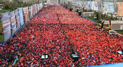Ըստ Էրդողանի՝ իր թեկնածության աջակցության ցույցին մասնակցել է մոտ 1,7 միլիոն մարդ |azatutyun.am|