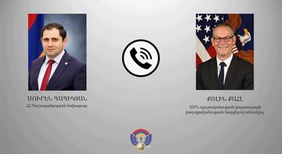 Սուրեն Պապիկյանը հեռախոսազրույց է ունեցել ԱՄՆ պաշտպանության քարտուղարի քաղաքականության հարցերով տեղակալի հետ