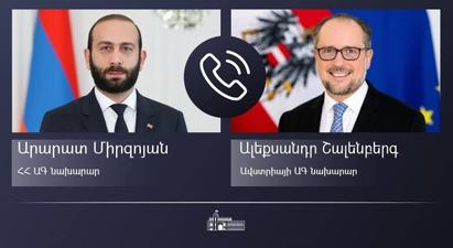 Արարատ Միրզոյանն Ավստրիայի ԱԳ նախարարին է ներկայացրել հայ-ադրբեջանական հարաբերությունների կարգավորման գործընթացի վերջին զարգացումները