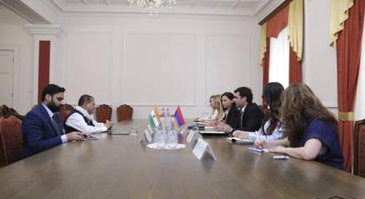 Հայաստանը կարեւորում եւ բարձր է գնահատում բարեկամական ջերմ հարաբերությունները Հնդկաստանի հետ. Հակոբ Արշակյան
