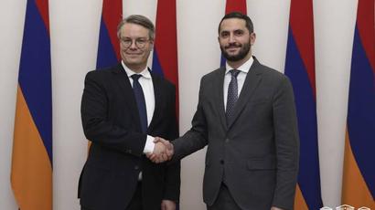 ՀՀ ԱԺ փոխնախագահը և Գերմանիայի ԱԳՆ պետնախարարն անդրադարձել են Հայաստանում ԵՄ դիտորդական առաքելության տեղակայման կարևորությանը