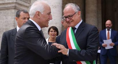 ՀՀ նախագահը Հռոմի քաղաքապետի հետ քննարկել է հայ-իտալական մշակութային կապերի հետագա խորացման օրակարգային հարցեր
