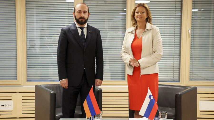 Հայաստանի և Սլովենիայի ԱԳ նախարարների հանդիպման օրակարգում եղել են տարածաշրջանային անվտանգության հարցեր
