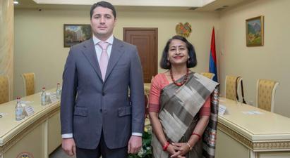 ՔԿ նախագահը և Հնդկաստանի դեսպանը քննարկել են իրավական ոլորտում համագործակցության խնդիրները
