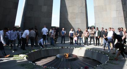 «Արծիվ գործընկեր-2023» հայ-ամերիկյան զորավարժության մասնակիցներն այցելել են Հայոց ցեղասպանության հուշահամալիր