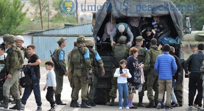 Խաղաղապահները Ստեփանակերտի օդանավակայանից Հայաստան են ուղեկցել 5 ավտոբուս և 41 անձնական մեքենա