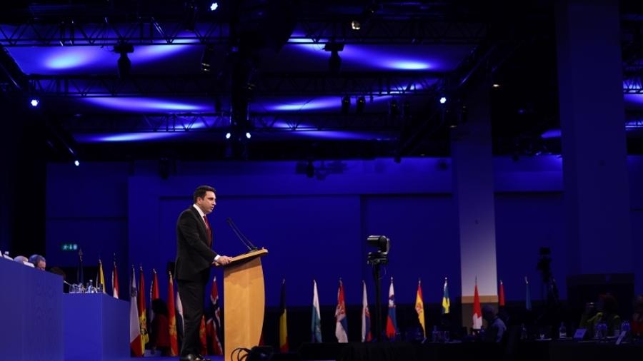 ԱԺ նախագահ Ալեն Սիմոնյանը Դուբլինում ելույթ է ունեցել Եվրոպայի խորհրդի խորհրդարանների նախագահների եվրոպական համաժողովում