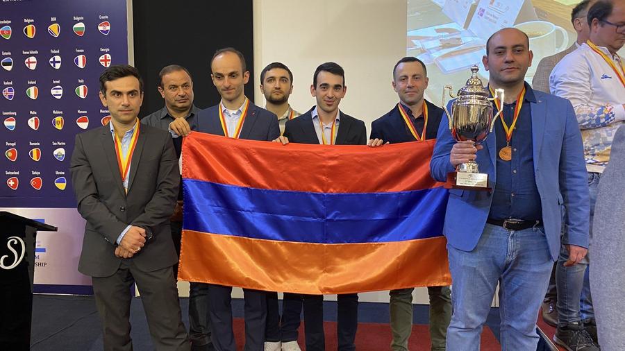 Շախմատի Հայաստանի հավաքականը բրոնզե մեդալ է նվաճել Եվրոպայի թիմային առաջնությունում |azatutyun.am|