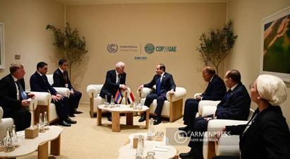 COP28-ի շրջանակում հանդիպել են Հայաստանի և Եգիպտոսի պատվիրակությունները
