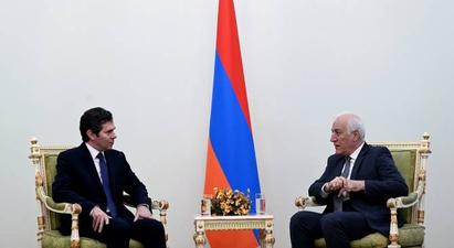 ՀՀ նախագահն ու Հունաստանի դեսպանը հանդիպման ընթացքում անդրադարձել են հարավկովկասյան տարածաշրջանային իրողություններին և վերջին զարգացումներին
