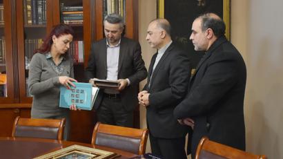 ՀՀ-ում Իրանի դեսպանն ու մշակույթի կցորդն այցելել են Մատենադարան, քննարկվել են նախատեսվող համատեղ միջոցառումները
