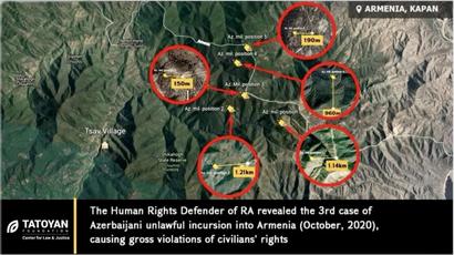 Հայ զինծառայողները խոցվել են ադրբեջանական այն դիրքերից, որոնք Հայաստանի տարածքի ներսում են․ Թաթոյան
