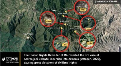 Հայ զինծառայողները խոցվել են ադրբեջանական այն դիրքերից, որոնք Հայաստանի տարածքի ներսում են․ Թաթոյան
