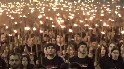 Ջահերով երթ՝ նվիրված Հայոց ցեղասպանության 109-րդ տարելիցին 