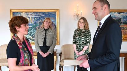 Դեսպան Աննա Աղաջանյանն իր հավատարմագրերն է հանձնել Իսլանդիայի նախագահ Գուդնի Յոհաննեսոնին
