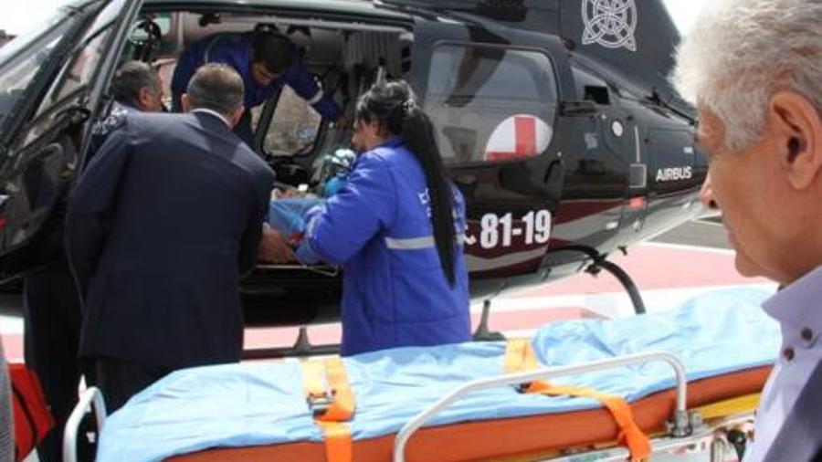 Հեռավոր մարզից ուղղաթիռով առաջին հիվանդն է տեղափոխվել Երևան |panarmenian․net|