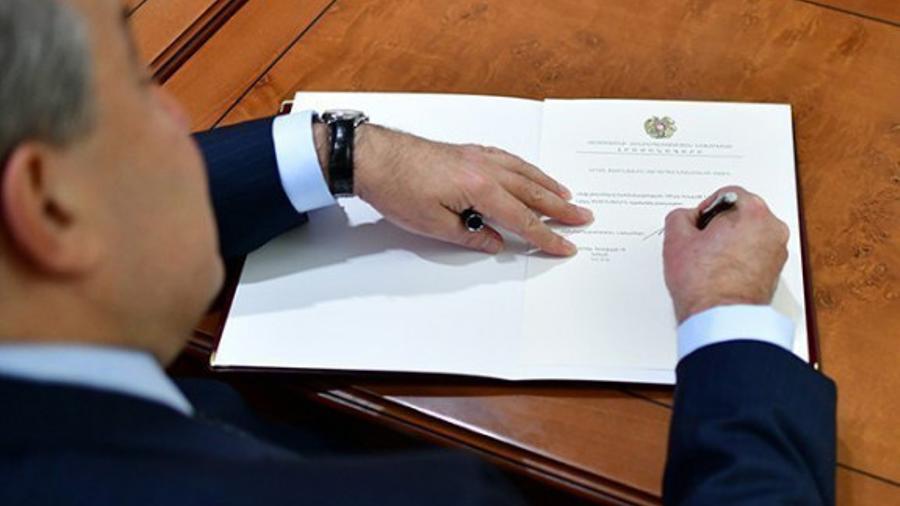 Նախագահ Արմեն Սարգսյանը ստորագրել է Ազգային ժողովի ընդունած մի շարք օրենքներ
