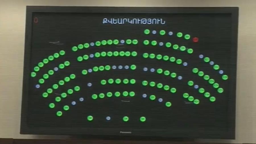 Միրզոյանի նախագծին ԱԺ-ում դեմ քվեարկեց միայն մեկ պատգամավոր |shantnews.am|
