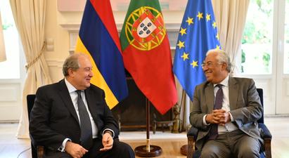 Հայ-պորտուգալական համագործակցությունը զարգացման մեծ ներուժ ունի. Արմեն Սարգսյանը հանդիպել է Պորտուգալիայի վարչապետի հետ