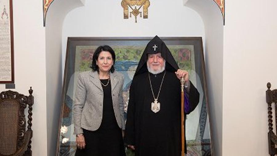 Գարեգին Բ-ն Զուրաբիշվիլիի հետ քննարկել է Վրաստանում հայկական սրբավայրերի պահպանության խնդիրը