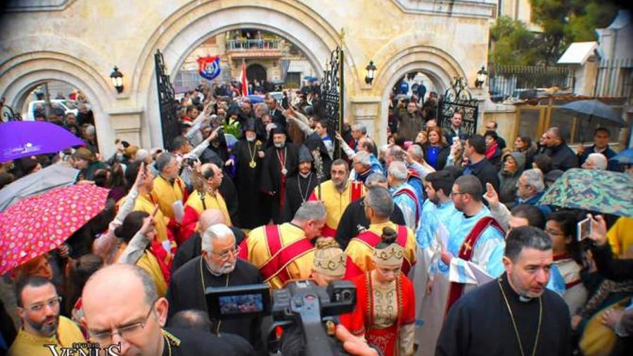Արամ Ա կաթողիկոսը Հալեպում օծել է Սուրբ Քառասուն Մանկանց եկեղեցին |armenpress.am|