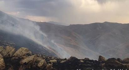 Հրդեհ Գոմք գյուղում. այրվում է մոտ 40 հա խոտածածկույթ