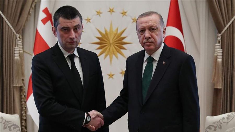 Թուրքիայի նախագահը ընդունել է Վրաստանի վարչապետին |ermenihaber.am|