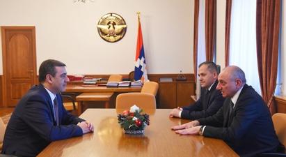 Բակո Սահակյանը հանդիպել է ՀՀ ԱԱԾ տնօրենի պաշտոնակատար Էդուարդ Մարտիրոսյանի հետ