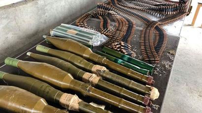 Արշալույս գյուղում հայտնաբերվել է ապօրինի պահվող մեծ քանակությամբ զենք-զինամթերք