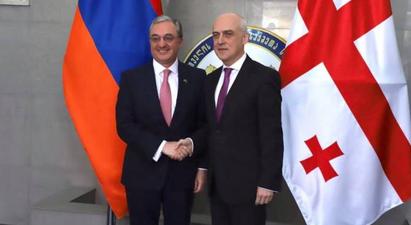 Զոհրաբ Մնացականյանը հանդիպել է Վրաստանի իր գործընկերոջ հետ |armenpress.am|