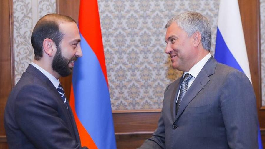 ՀՀ-ն պատրաստակամ է էլ ավելի զարգացնելու հայ-ռուսական հարաբերությունները. ԱԺ նախագահ