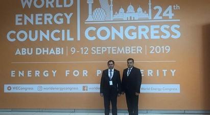 Սուրեն Պապիկյանն Աբու Դաբիում հանդիպել է Համաշխարհային էներգետիկ խորհրդի նախագահ Յ. Դևիդ Կիմի հետ