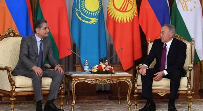 Ղազախստանի մայրաքաղաքում կայացել է Նուրսուլթան Նազարբաևի և Տիգրան Սարգսյանի հանդիպումը |armenpress.am|