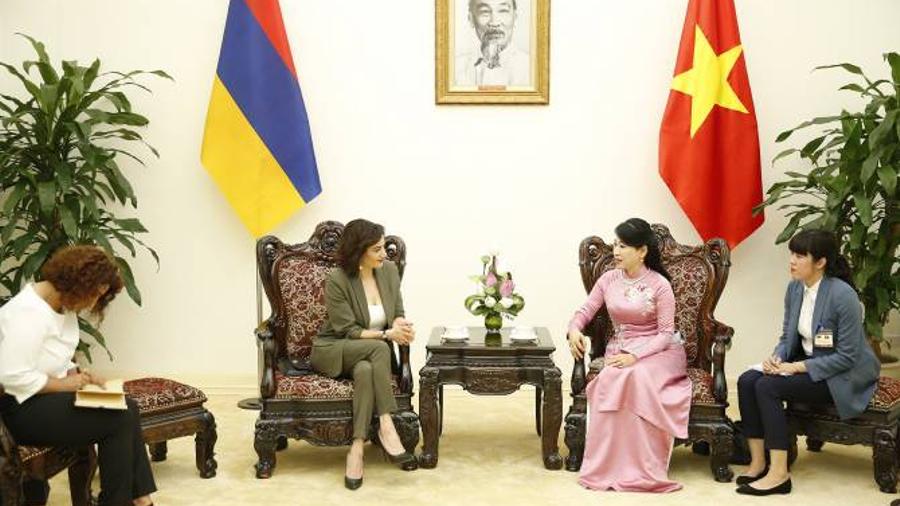 Աննա Հակոբյանը Վիետնամի վարչապետի տիկնոջը հրավիրել է Հայաստան |armenpress.am|