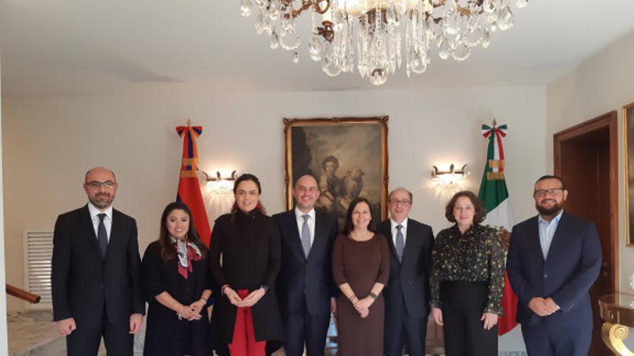 Մեքսիկական Միացյալ Նահանգների Պատգամավորների պալատի նախագահն այցելեց ՀՀ դեսպանություն |pastinfo.am|