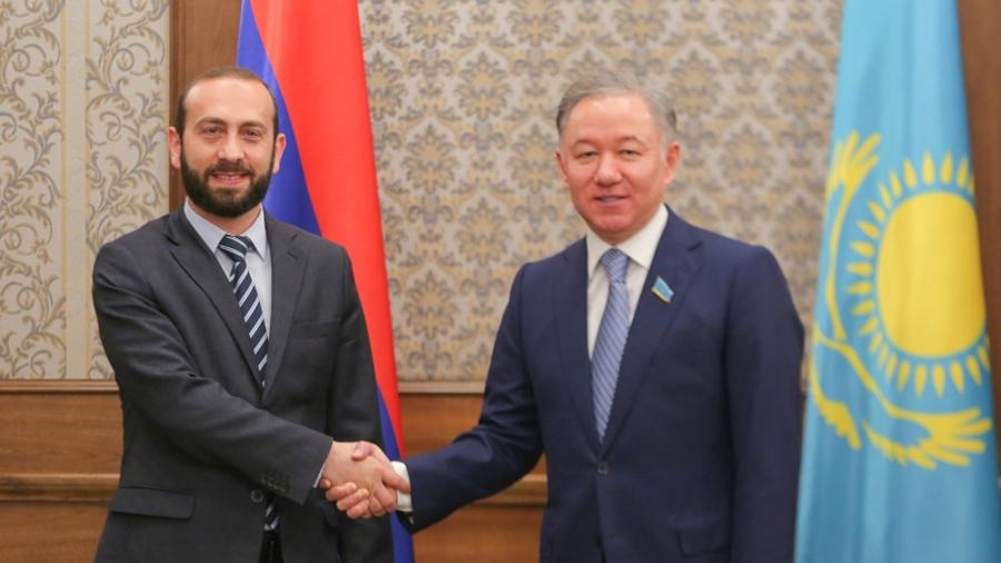 Արարատ Միրզոյանը և Ղազախստանի խորհրդարանի Մաժիլիսի նախագահը շեշտել են փոխադարձ շահագրգռվածությունը երկկողմ տնտեսական համագործակցության զարգացման հարցում