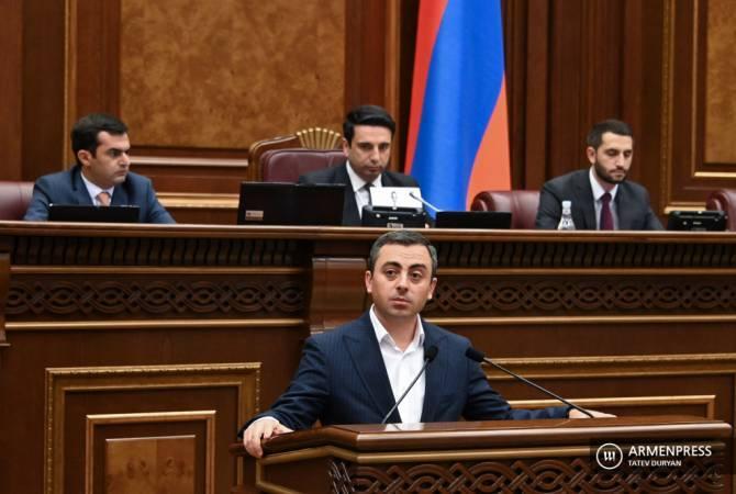 Իշխան Սաղաթելյանն ընտրվեց ԱԺ փոխնախագահ |armenpress.am|
