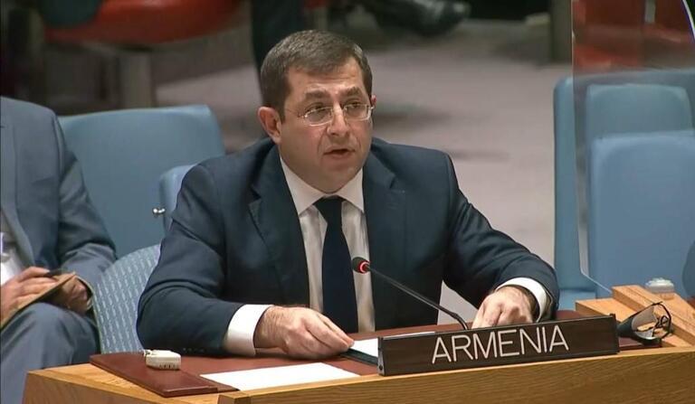 ՄԱԿ-ում ՀՀ մշտական ներկայացուցիչը ՄԱԿ Անվտանգության խորհրդում ներկայացրել է Ադրբեջանի ագրեսիան Հայաստանի սահմանին